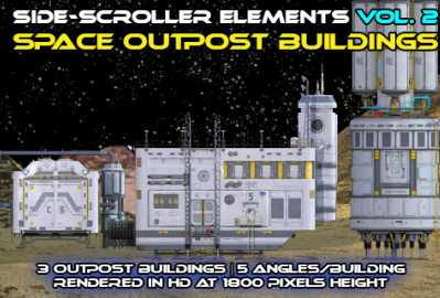 Space Outpost Buildings Vol. 2 main cover image